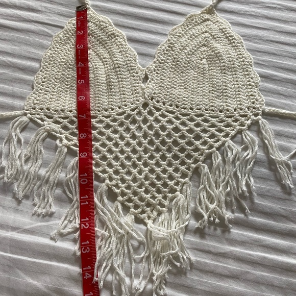 SOLD - Crochet Tie Top Boho - Picture 11 of 11
